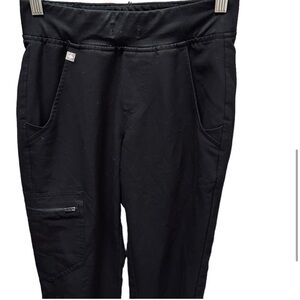 Figs Women's Black Jogger Scrub Pants Size XXS uman or Zamora